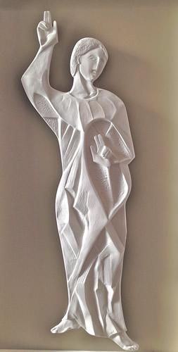 ['Story of St Patrick' plaster maquette 'Confessio' option 2